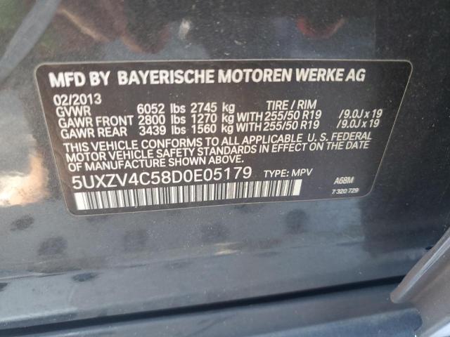 Photo 12 VIN: 5UXZV4C58D0E05179 - BMW X5 