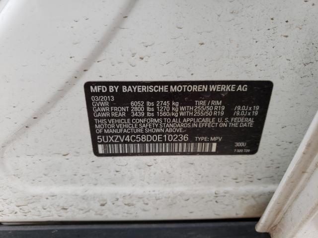 Photo 9 VIN: 5UXZV4C58D0E10236 - BMW X5 XDRIVE3 