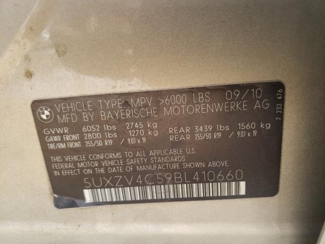 Photo 9 VIN: 5UXZV4C59BL410660 - BMW X5 XDRIVE3 