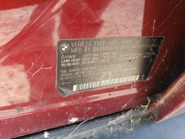 Photo 12 VIN: 5UXZV4C59BL412098 - BMW X5 XDRIVE3 