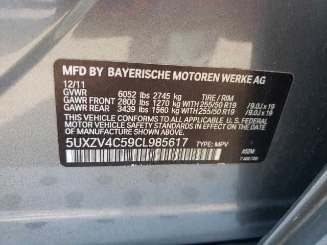 Photo 11 VIN: 5UXZV4C59CL985617 - BMW X5 XDRIVE3 