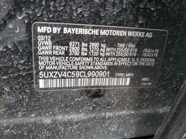 Photo 12 VIN: 5UXZV4C59CL990901 - BMW X5 XDRIVE3 