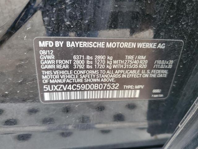 Photo 11 VIN: 5UXZV4C59D0B07532 - BMW X5 XDRIVE3 