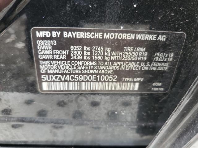 Photo 12 VIN: 5UXZV4C59D0E10052 - BMW X5 XDRIVE3 