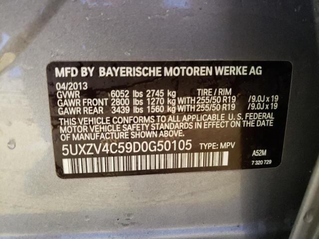 Photo 12 VIN: 5UXZV4C59D0G50105 - BMW X5 XDRIVE3 