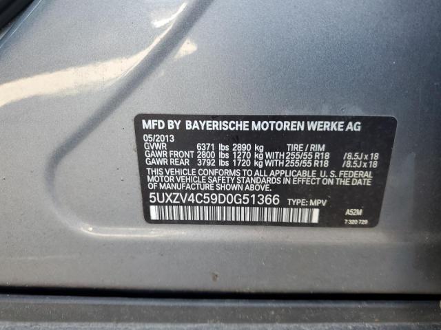 Photo 13 VIN: 5UXZV4C59D0G51366 - BMW X5 XDRIVE3 