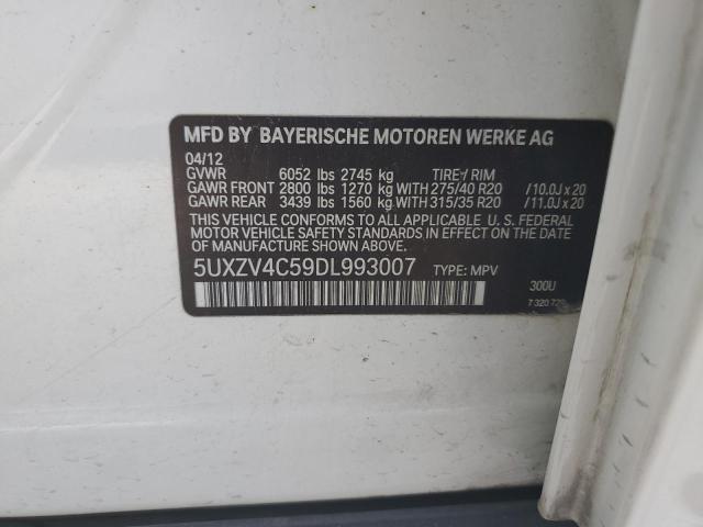 Photo 13 VIN: 5UXZV4C59DL993007 - BMW X5 XDRIVE3 