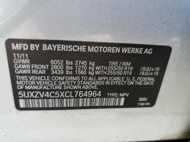 Photo 11 VIN: 5UXZV4C5XCL764964 - BMW X5 XDRIVE3 