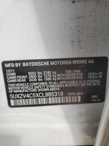 Photo 12 VIN: 5UXZV4C5XCL985318 - BMW X5 XDRIVE3 