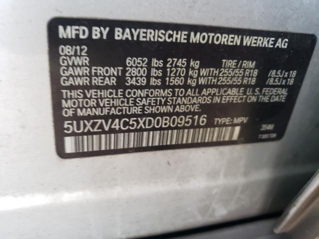 Photo 9 VIN: 5UXZV4C5XD0B09516 - BMW X5 XDRIVE3 