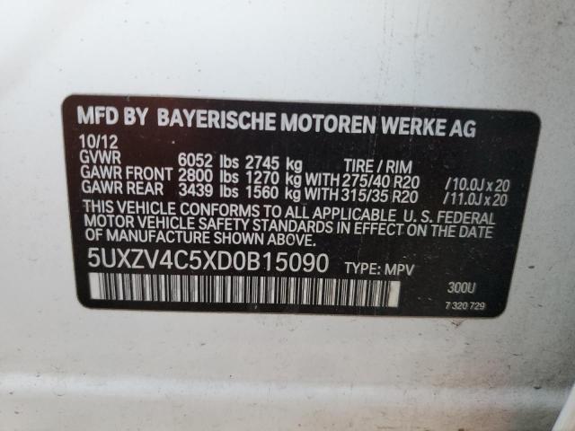 Photo 9 VIN: 5UXZV4C5XD0B15090 - BMW X5 XDRIVE3 