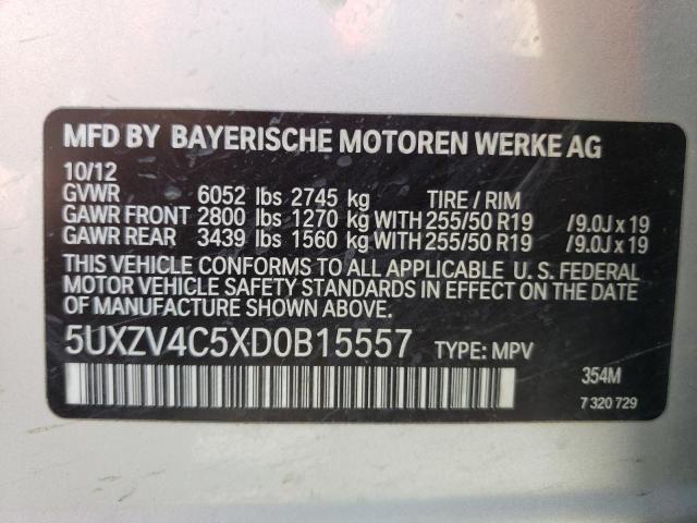 Photo 13 VIN: 5UXZV4C5XD0B15557 - BMW X5 