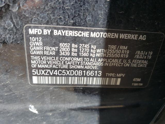 Photo 9 VIN: 5UXZV4C5XD0B16613 - BMW X5 XDRIVE3 