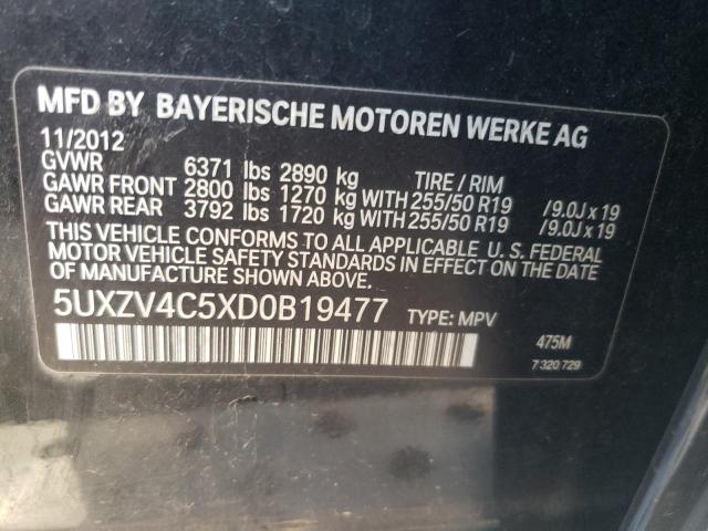 Photo 11 VIN: 5UXZV4C5XD0B19477 - BMW X5 XDRIVE3 