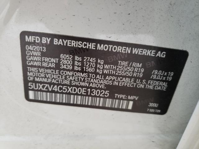 Photo 9 VIN: 5UXZV4C5XD0E13025 - BMW X5 