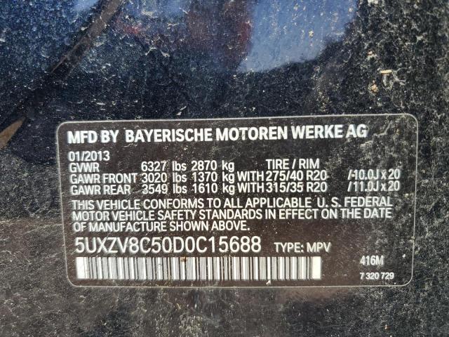 Photo 12 VIN: 5UXZV8C50D0C15688 - BMW X5 XDRIVE5 