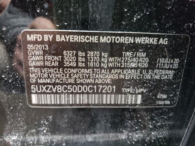 Photo 9 VIN: 5UXZV8C50D0C17201 - BMW X5 XDRIVE5 