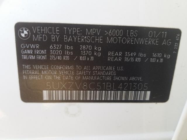 Photo 9 VIN: 5UXZV8C51BL421305 - BMW X5 XDRIVE5 