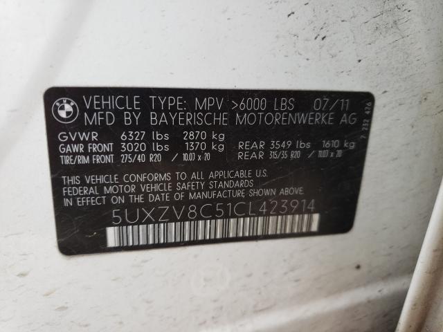 Photo 9 VIN: 5UXZV8C51CL423914 - BMW X5 XDRIVE5 