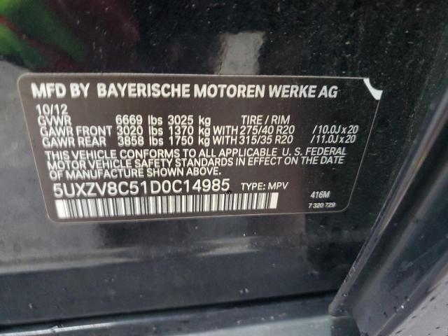 Photo 12 VIN: 5UXZV8C51D0C14985 - BMW X5 XDRIVE5 