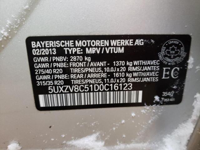 Photo 9 VIN: 5UXZV8C51D0C16123 - BMW X5 XDRIVE5 