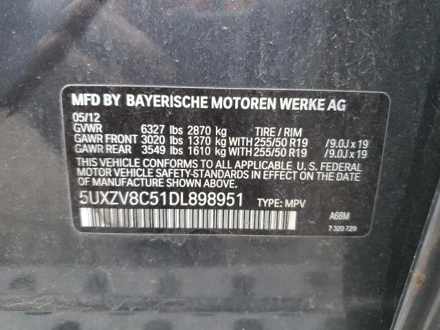 Photo 11 VIN: 5UXZV8C51DL898951 - BMW X5 XDRIVE5 