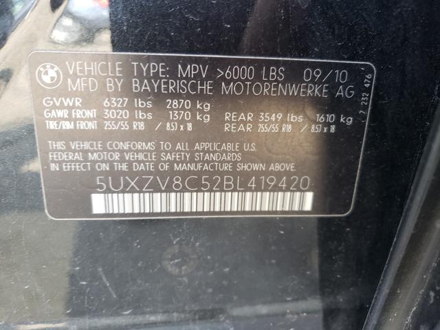 Photo 9 VIN: 5UXZV8C52BL419420 - BMW X5 XDRIVE5 