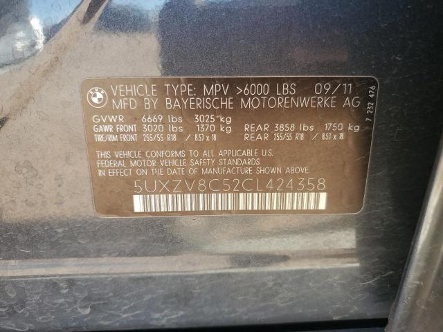 Photo 12 VIN: 5UXZV8C52CL424358 - BMW X5 