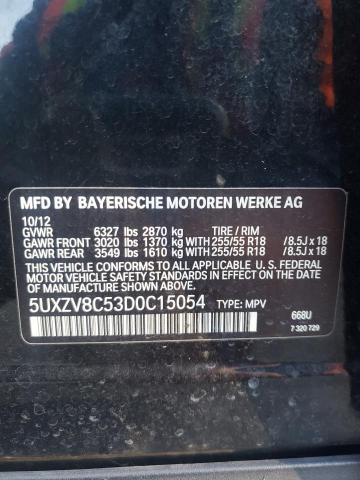 Photo 9 VIN: 5UXZV8C53D0C15054 - BMW X5 