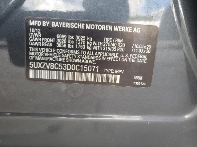 Photo 12 VIN: 5UXZV8C53D0C15071 - BMW X5 XDRIVE5 