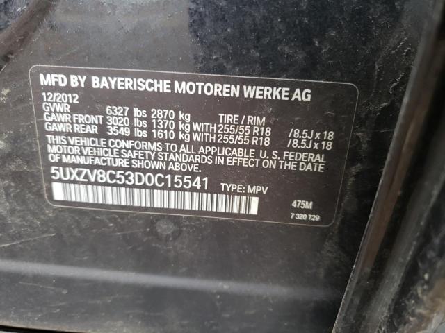 Photo 12 VIN: 5UXZV8C53D0C15541 - BMW X5 XDRIVE5 