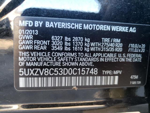 Photo 9 VIN: 5UXZV8C53D0C15748 - BMW X5 XDRIVE5 