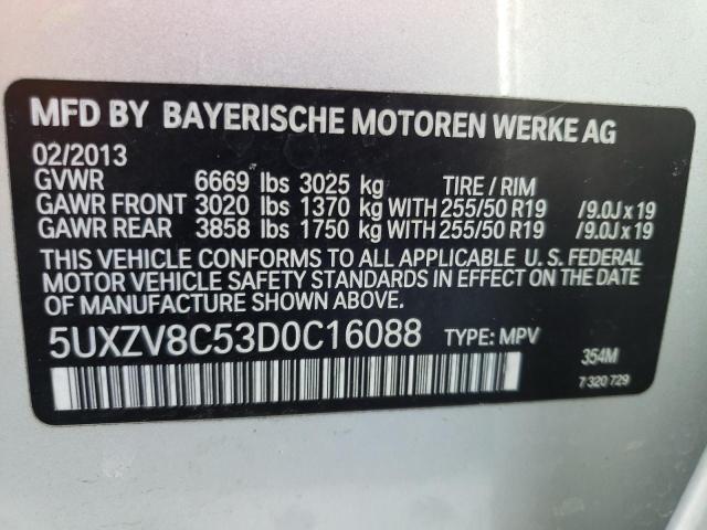 Photo 12 VIN: 5UXZV8C53D0C16088 - BMW X5 XDRIVE5 