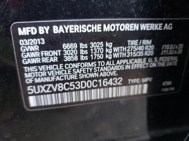 Photo 13 VIN: 5UXZV8C53D0C16432 - BMW X5 XDRIVE5 