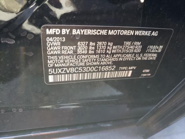 Photo 9 VIN: 5UXZV8C53D0C16852 - BMW X5 XDRIVE5 