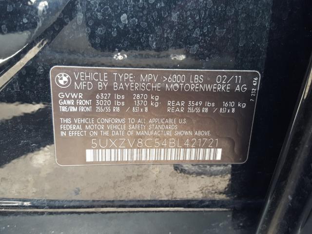 Photo 9 VIN: 5UXZV8C54BL421721 - BMW X5 XDRIVE5 