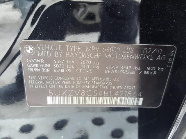 Photo 9 VIN: 5UXZV8C54BL421864 - BMW X5 XDRIVE5 