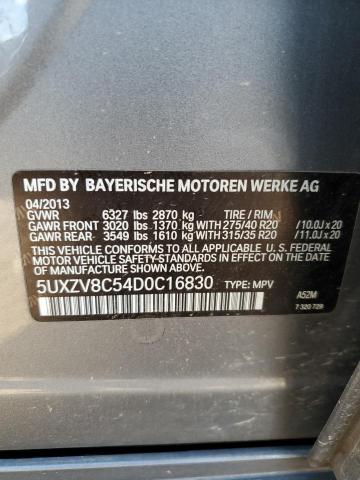 Photo 12 VIN: 5UXZV8C54D0C16830 - BMW X5 XDRIVE5 