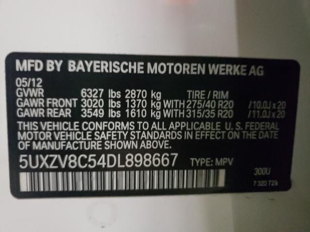 Photo 9 VIN: 5UXZV8C54DL898667 - BMW X5 XDRIVE5 