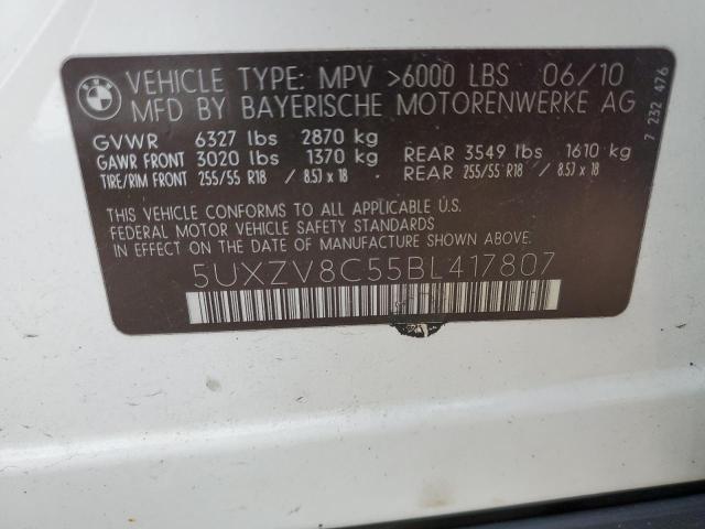 Photo 12 VIN: 5UXZV8C55BL417807 - BMW X5 