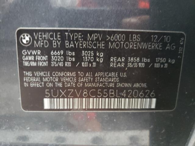 Photo 9 VIN: 5UXZV8C55BL420626 - BMW X5 XDRIVE5 