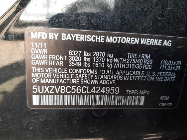 Photo 9 VIN: 5UXZV8C56CL424959 - BMW X5 XDRIVE5 