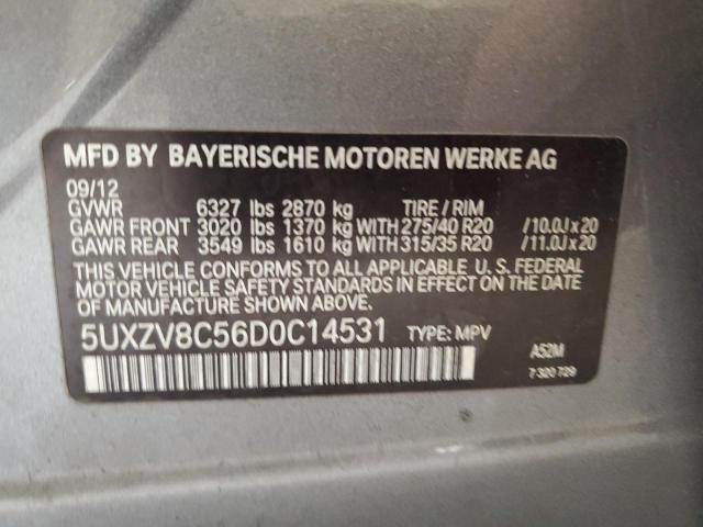 Photo 12 VIN: 5UXZV8C56D0C14531 - BMW X5 