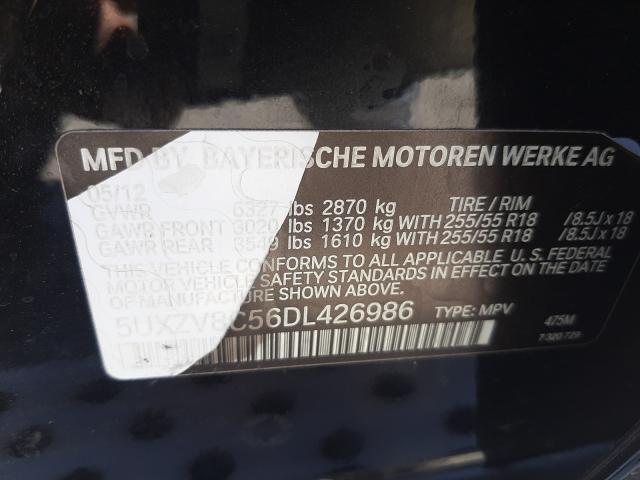 Photo 9 VIN: 5UXZV8C56DL426986 - BMW X5 XDRIVE5 