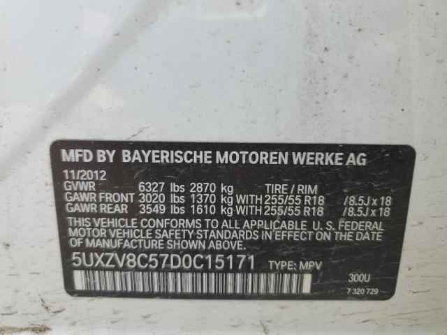 Photo 12 VIN: 5UXZV8C57D0C15171 - BMW X5 XDRIVE5 