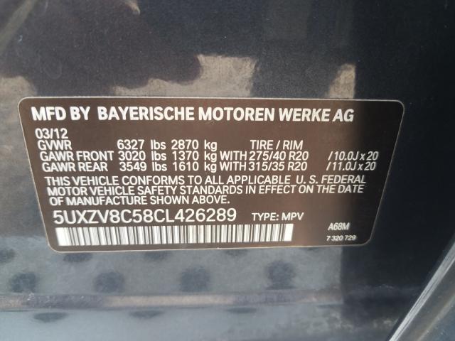 Photo 9 VIN: 5UXZV8C58CL426289 - BMW X5 XDRIVE5 