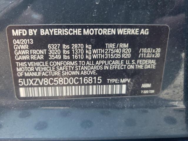 Photo 11 VIN: 5UXZV8C58D0C16815 - BMW X5 XDRIVE5 