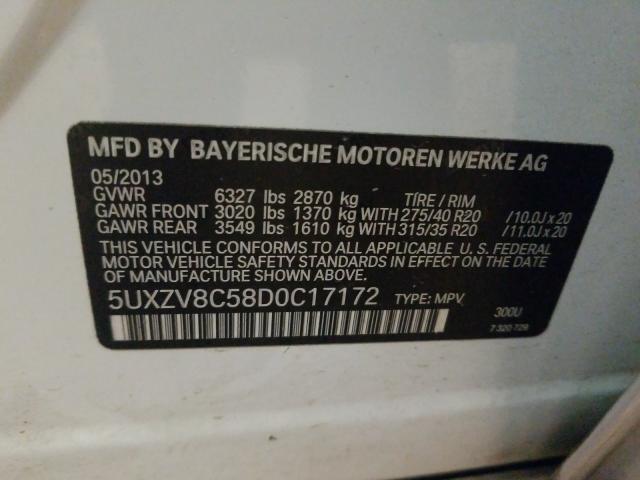 Photo 9 VIN: 5UXZV8C58D0C17172 - BMW X5 XDRIVE5 