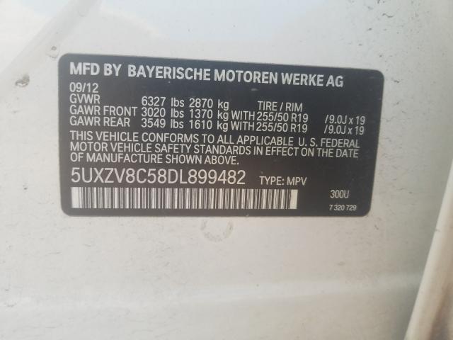 Photo 9 VIN: 5UXZV8C58DL899482 - BMW X5 XDRIVE5 