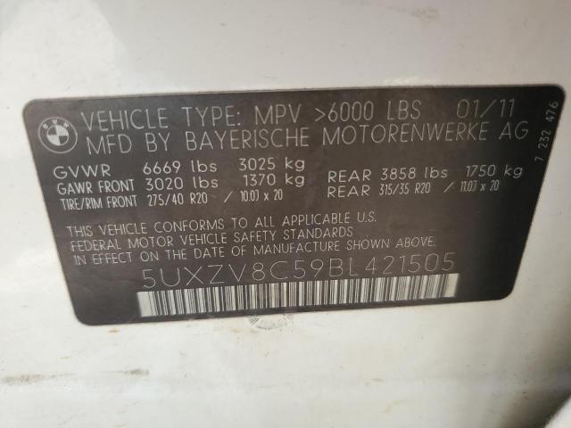 Photo 11 VIN: 5UXZV8C59BL421505 - BMW X5 XDRIVE5 